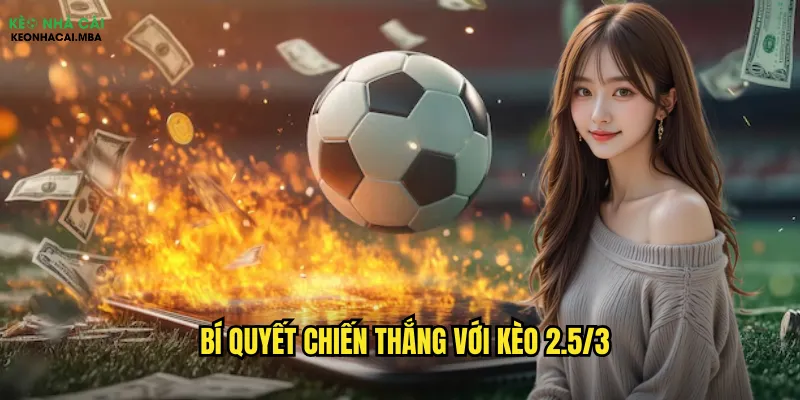 Bí quyết chiến thắng với kèo 2.5/3